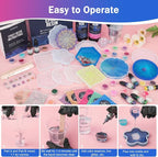 KISREL Epoxy Resin Kit for Beginners, 32oz Resin Kit - Image 5