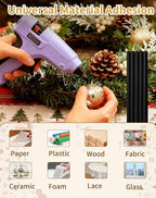 Black Full Size Hot Glue Sticks, 7.9" x 0.43" Glue Gun Sticks | Perfect - Image 3