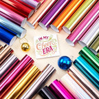 Tintnut Holographic Permanent Vinyl 12x12in 26 Pcs Metallic Adhesive Vinyl | - Image 7