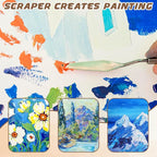 15Pcs Pallet Knife for Acrylic Paint Stainless Steel Painting Knives Set | - Image 6