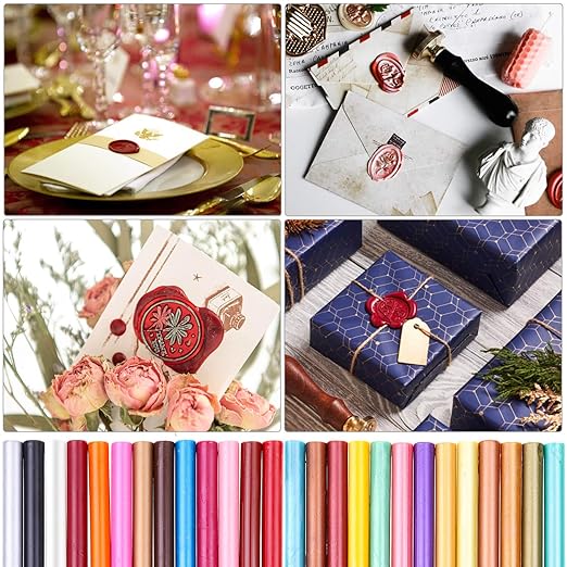 Paxcoo 26pcs Wax Seal Sticks for Stamps, Letters and Crafts - Image 7