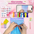 Weaving Loom for Kids & Friendship Bracelet Making Kit for Girls, Birthday - Image 4