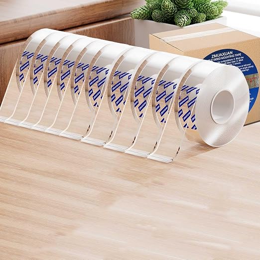 ZMUAXUAN 10 Rolls-9.85 FT Double Sided Mounting Tape Heavy Duty Removable - Image 3