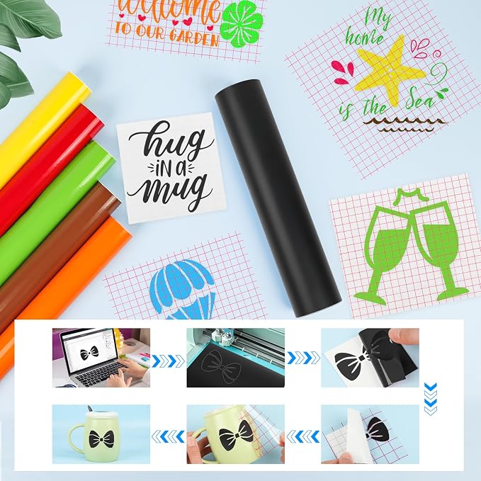 12'' x 42Ft Matte Black Permanent Vinyl Roll - Image 4