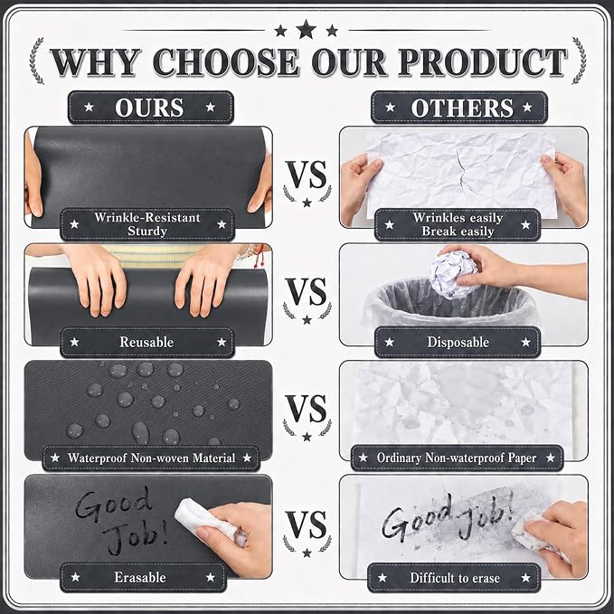 Black Bulletin Board Roll Non-Woven Fabric Poster 16in X 12ft | Back to School - Image 8