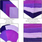 Jtnohx Soft Felt Sheets, 8x12 inches Assorted Craft Felt Fabric, 1.4mm Thick - Image 5