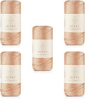 5 Skeins of Sensy Premium 2mm 251 Yards Polyester Rope 100% Polypropylene Cord by SSENSY