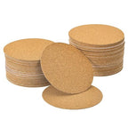UXCELL 100 Pcs Self-Adhesive Cork Round, 3.75" x 3.75" Cork Tiles Backing Sheets by uxcell