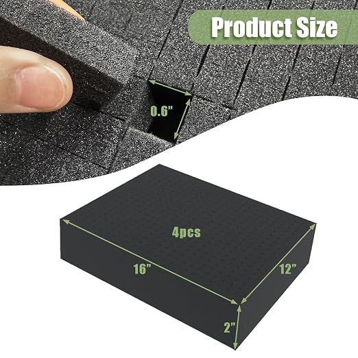 4 Pack Gun Case Foams-16 x 12 x 2 Inch Pick and Pluck Shadow Packing Foam Sheets - Image 2