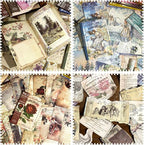 160Pcs Vintage Scrapbook Supplies Set, 4 Styles of Scrapbook Paper - Image 2