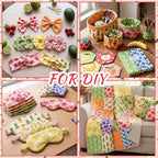 HunnmingRe 20 Pcs 10''x10'' Summer Fruit Quilting Fabric Square Lemon - Image 5