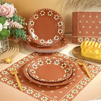 100 Pcs Cielito Lindo Plates Platos De Barro Mexicanos Mexican Party Plates and - Image 5