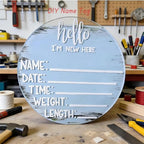 2pcs Clear Round Sheet Acrylic Circle Cake Disk Acrylic Sheets 7 in | Table Top - Image 3