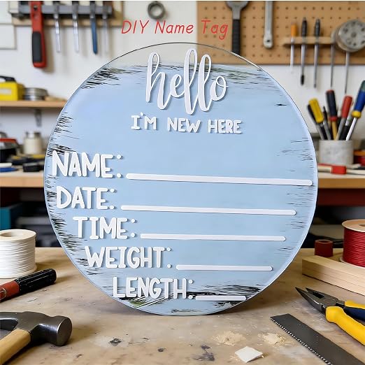 2pcs Clear Round Sheet Acrylic Circle Cake Disk Acrylic Sheets 7 in | Table Top - Image 3