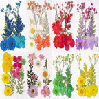 Dried Flowers, Resiners 80Pcs（Trending Colors） Pressed Flowers by ohsuni