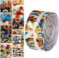 Kingdder 70 Pcs Sunflower Jelly Fabric Quilting Strips, 2.55 Inch Precut Cotton by Kingdder
