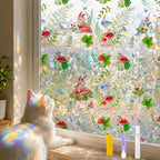 Countewol Privacy Window Films Stain Glass Cling No Glue Anti-UV Window Sticker by Countewolwindowfilm