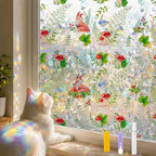 Countewol Privacy Window Films Stain Glass Cling No Glue Anti-UV Window Sticker by Countewolwindowfilm