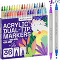 ARTISTRO 36 Precision Dual-Tip Acrylic Paint Markers – Paint Pens Set by ARTISTRO