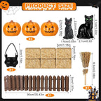 Wesiti 14 Pcs Halloween Village Accessories Set Halloween Miniature Figurines - Image 2