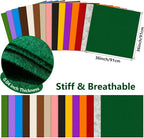 Felt Fabric 36'' X 36'' Large Felt Sheets Stiff Craft Felt by The Yard - Image 2