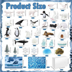Teyva Daily 48 Pcs Arctic Animal Diorama Kit Habitat Project Box Set Arctic - Image 3