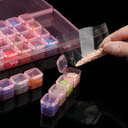 Mr. Pen- Bead Storage Containers, 28 Grids, 2 Pack, Transparent Pink | 160 pcs - Image 8
