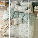 LEMIROE Botanical Cotton Comforter Queen Size - Image 6