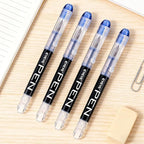 EYEYE Fountain Pens for Writing, 5 Black 4 Blue Disposable Fountain Pens - Image 8