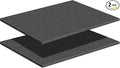 Treela 2 Pcs Customizable Polyethylene Foam Sheets 16x12x0.5" Black Thick by Treela
