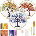 TINDTOP Embroidery Kit for Adult, 3 Pack Embroidery DIY Starter Kit | by TINDTOP