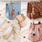 569Pcs Charms Lip Gloss Keychain Making Kit, Bracelet Making Kit, DIY Bag Charm - Image 5