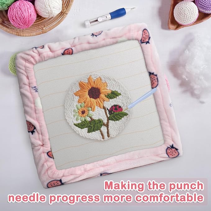 Rug Hooking Frame, Punch Needle Frame, Gripper Strip Frame, Cross Stitch Hoop - Image 2