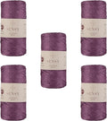 5 Skeins of Sensy Premium 2mm 251 Yards Sparkle Polyester Rope 90% by SSENSY