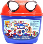 Tara Toys Spidey 5 in 1 Creativity Tub | Includes plaster figure, and paint. - Image 2