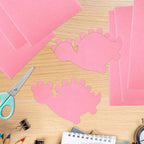 10PCS Pink Self Adhesive Felt Fabric Sheets Sticky Felt Sheets - Image 6