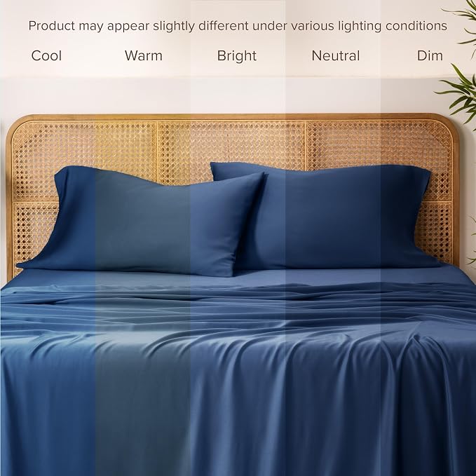 Bare Home 100% Rayon Made from Bamboo Luxury King Size Set of 2 Cooling - Image 5