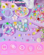 FIVEIZERO 400PCS Assorted Acrylic Beads - Image 4