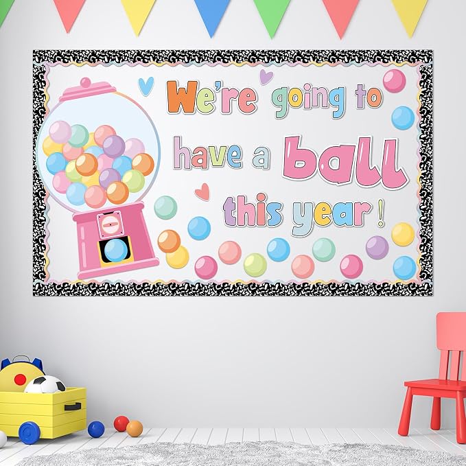 Gumball Machine Bulletin Board for Classroom Decorations Composition Notebook - Image 7