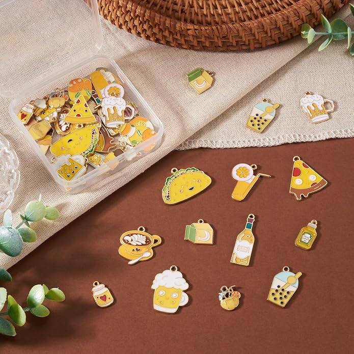 Enamel Food Charms Cute Assorted Food Pendants Sweet Dessert Charms - Image 6
