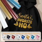 TUMIYA Gold Glitter Heat Transfer Vinyl HTV Roll - Image 6
