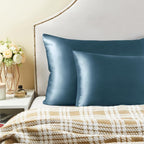 BEDELITE Satin Pillowcase with Zipper 2 Pack, Super Soft and Cooling Similar to - Image 6
