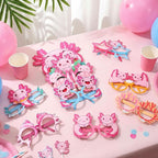Pajean 36 Pcs Axolotl Birthday Decorations Eyeglasses Pink Axolotl Themed Paper - Image 4