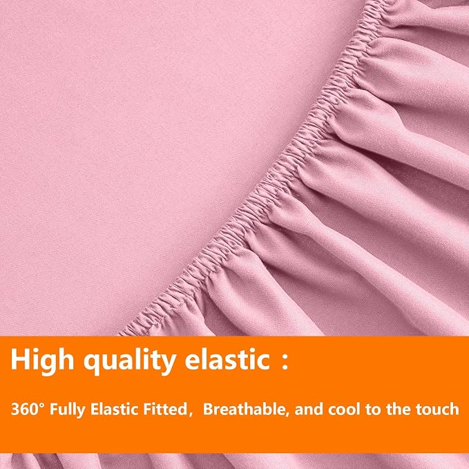 TAIMIT Pink King Size Comforter Set - Image 6