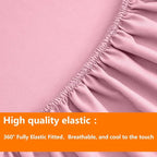 TAIMIT Pink Twin Size Comforter Set - Image 6