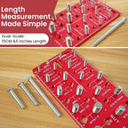 Thread Checker, Rustproof Nut and Bolt Thread Checker, Wall-Mountable Bolt Size - Image 7