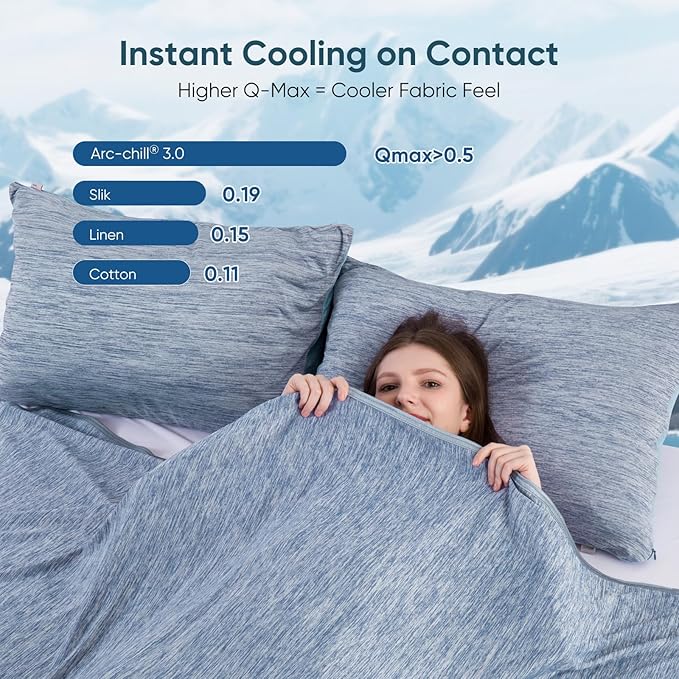 Elegear Revolutionary Cooling Blanket Twin, Absorbs Heat to Keep Body Cool - Image 5
