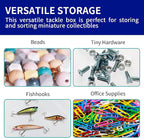 9 Drawer Plastic Organizer Box, Jewelry & Bead Containers, Teacher & Tackle Box - Image 5