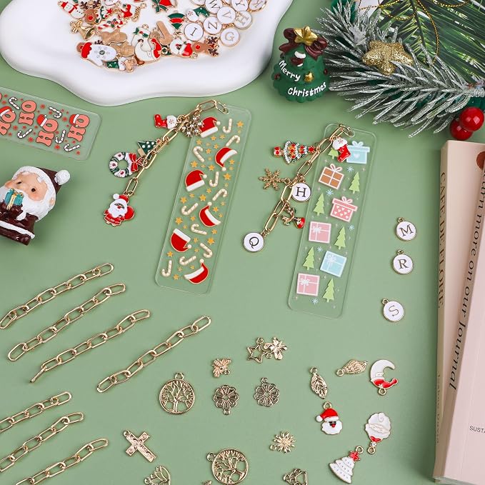 100PCS Acrylic Bookmark Blanks Thicken 6 DIY Bookmark Making 8 Christmas UV DTF - Image 5