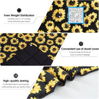 Sunflower Weighted Blanket for Adults 15lbs, Twin Full Size Cooling Heavy Throw - Image 5